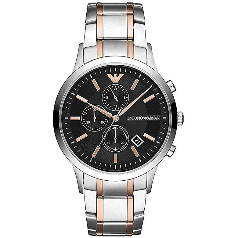 Emporio Armani Renato Men's 43mm Chronograph Watch (AR11165) Emporio Armani Renato Men's 43mm Chronograph Watch (AR11165)