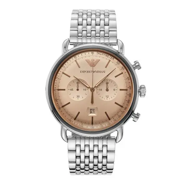 Emporio Armani Men's Chronograph 43mm Silver Stainless Steel Watch (AR11239) Emporio Armani Men's Chronograph 43mm Silver Stainless Steel Watch (AR11239)