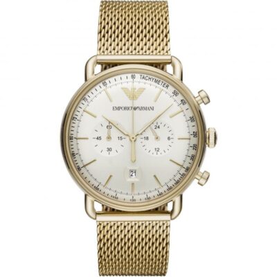 Emporio Armani Aviator Men's 43mm Chronograph Watch (AR11315)