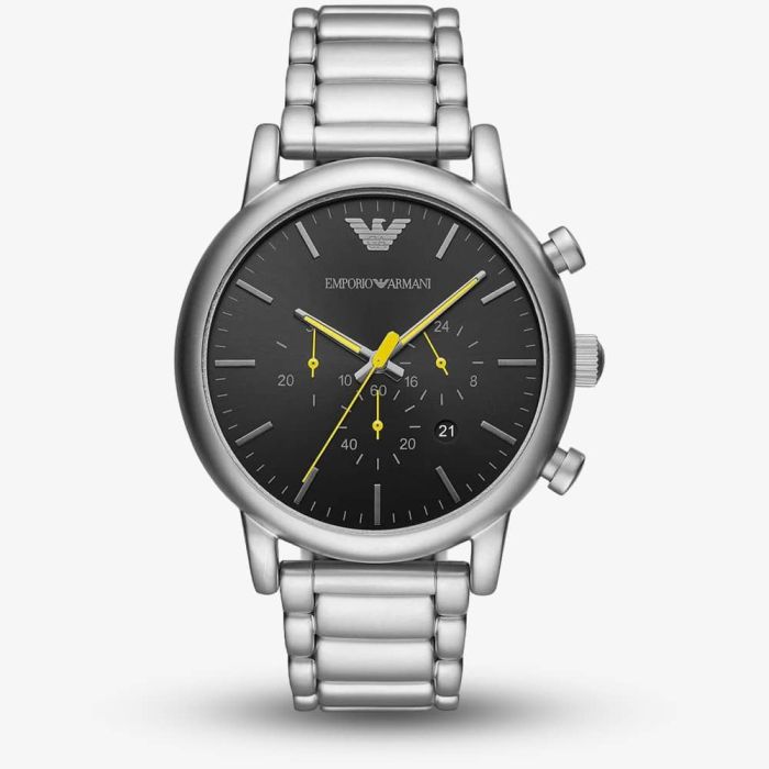 Emporio Armani Men's 46mm Stainless Steel Watch (AR11324) Emporio Armani Men's 46mm Stainless Steel Watch (AR11324)