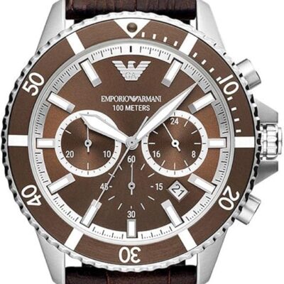 Emporio Armani Men's 43mm Chronograph Watch (AR11486)