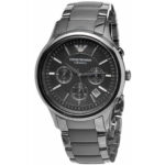 Emporio Armani Ceramica Men's 43mm Chronograph Watch (AR1452)