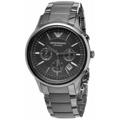 Emporio Armani Ceramica Men's 43mm Chronograph Watch (AR1452)