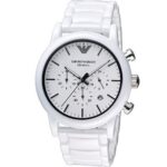 Emporio Armani Ceramica Men's 43mm Chronograph Watch (AR1499)