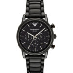 Emporio Armani Ceramica Men's 43mm Chronograph Watch (AR1507)