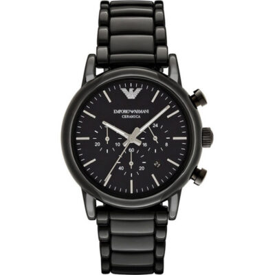 Emporio Armani Ceramica Men's 43mm Chronograph Watch (AR1507)