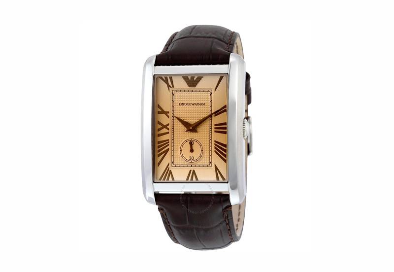 Emporio Armani 31.5mm Rectangular Watch (AR1605) Emporio Armani 31.5mm Rectangular Watch (AR1605)
