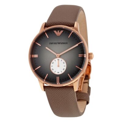 Emporio Armani Unisex 40mm Rose Gold Watch (AR1723)