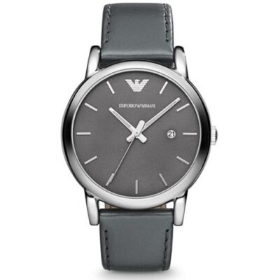 Emporio Armani Men's 41mm Silver Stainless Steel Watch (AR1730)