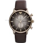 Emporio Armani Retro Chrono Men's 43mm Chronograph Watch (AR1755)