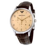 Emporio Armani Men's 43mm Chronograph Watch (AR1878)