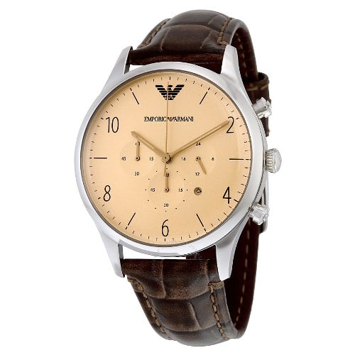 Emporio Armani Men's 43mm Chronograph Watch (AR1878) Emporio Armani Men's 43mm Chronograph Watch (AR1878)