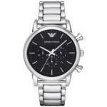 Emporio Armani Men's Chronograph 46mm Silver Stainless Steel Watch (AR1894)