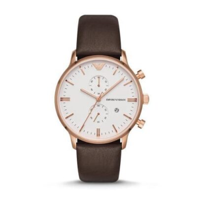 Emporio Armani Men's 43mm Chronograph Watch (AR1936)