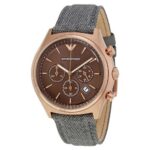 Emporio Armani Men's 43mm Chronograph Watch (AR1976)