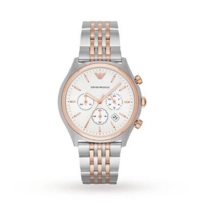 Emporio Armani Men's 43mm Chronograph Watch (AR1998)