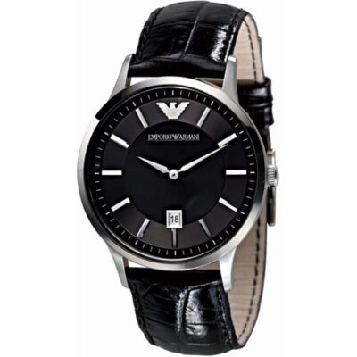 Emporio Armani Men's 43mm Silver Stainless Steel Watch (AR2411)