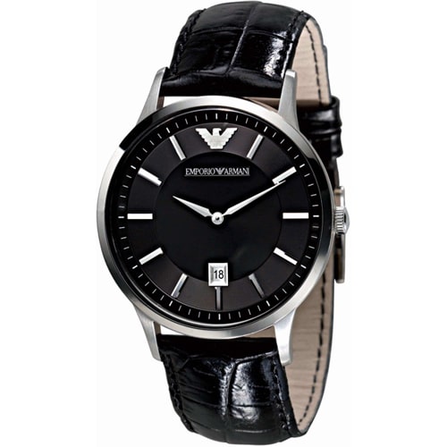 Emporio Armani Men's 43mm Silver Stainless Steel Watch (AR2411) Emporio Armani Men's 43mm Silver Stainless Steel Watch (AR2411)