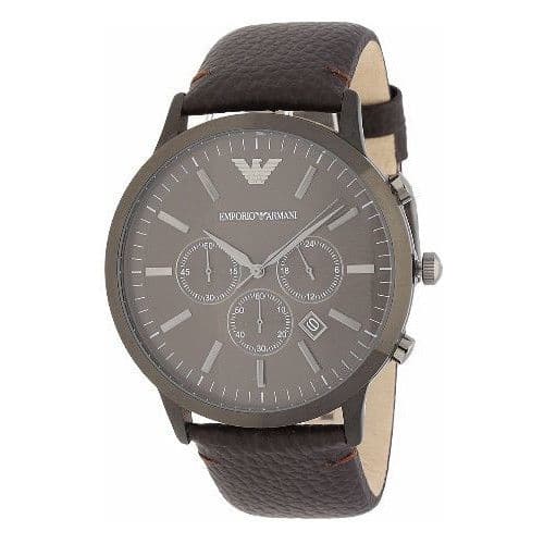 Emporio Armani Men's Chronograph 47mm Gunmetal Watch (AR2462) Emporio Armani Men's Chronograph 47mm Gunmetal Watch (AR2462)