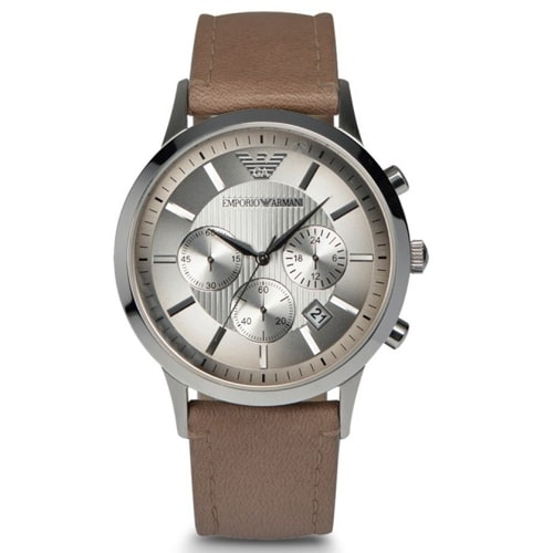 Emporio Armani Men's 43mm Silver Stainless Steel Watch (AR2471) Emporio Armani Men's 43mm Silver Stainless Steel Watch (AR2471)