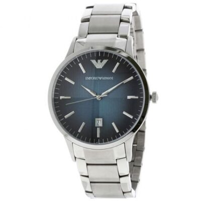 Emporio Armani Men's Chronograph 43mm Silver Stainless Steel Watch (AR2472)