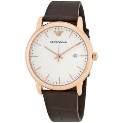 Emporio Armani Men's 43mm Rose Gold Watch (AR2502)