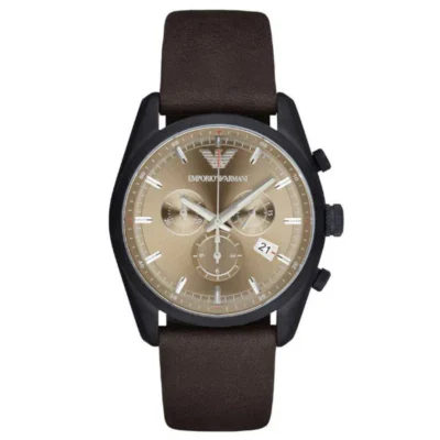 Emporio Armani Men's 43mm Chronograph Watch (AR6081)