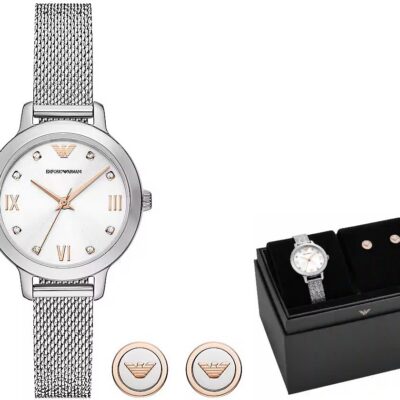 Emporio Armani Women's 32mm Stainless Steel Watch (AR80065SET)