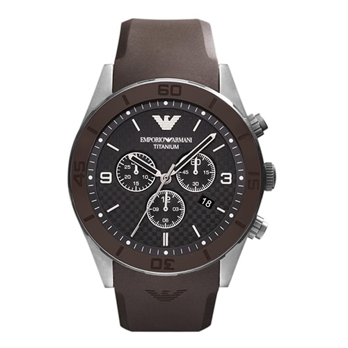 Emporio Armani Men's 46mm Titanium Chronograph Watch (AR9501) Emporio Armani Men's 46mm Titanium Chronograph Watch (AR9501)