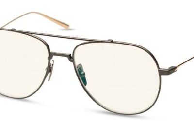 Dita Unisex ARTOA.79 Black Iron Eyeglasses