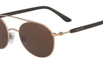 Giorgio Armani AR 6038 Matte Copper/Brown Sunglasses