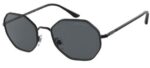 Giorgio Armani Men's AR 6112J Matte Black/Grey Sunglasses