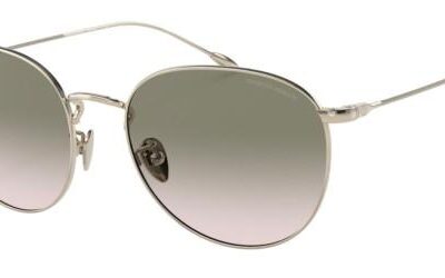 Giorgio Armani Women's AR 6114 Pale Gold/Green Shaded Sunglasses