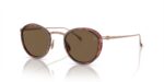 Giorgio Armani Men's AR 6148T Shiny Havana/Dark Brown Sunglasses