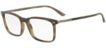 Giorgio Armani AR 7122 Matte Striped Olive Eyeglasses