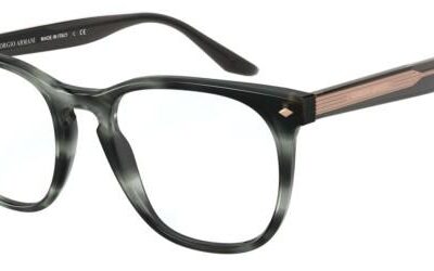 Giorgio Armani Men's AR 7185 Grey Havana Eyeglasses