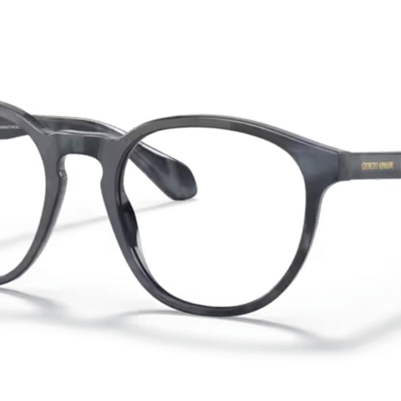 Giorgio Armani Men's AR 7216 Striped Opal Grey Eyeglasses Giorgio Armani Men's AR 7216 Striped Opal Grey Eyeglasses