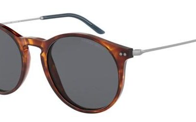 Giorgio Armani Men's AR 8121 Red Havana/Grey Sunglasses