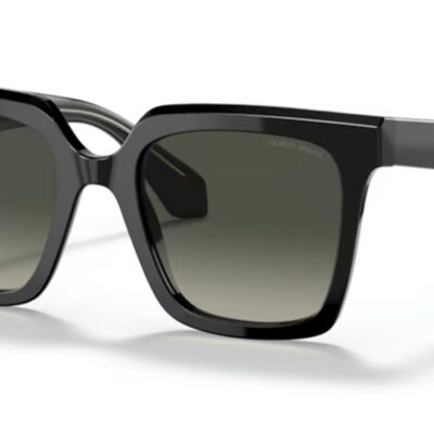 Giorgio Armani Women's AR 8156 Black/Grey Shaded Sunglasses