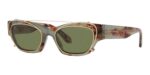 Giorgio Armani Women's AR 8185U Green Havana/Green Clip-On Sunglasses