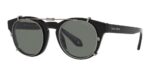 Giorgio Armani Men's AR 8190U Black+Grey Clip-On Sunglasses