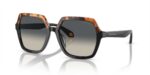 Giorgio Armani Women's AR 8193U Grey Yellow Havana/Grey Shaded Sunglasses