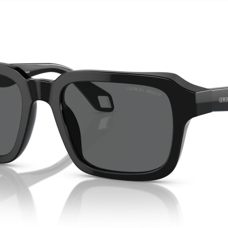 Giorgio Armani Men's AR 8194U Black/Dark Grey Sunglasses Giorgio Armani Men's AR 8194U Black/Dark Grey Sunglasses