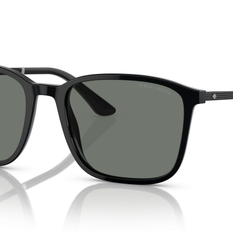 Giorgio Armani Men's AR 8197 Black/Grey Sunglasses Giorgio Armani Men's AR 8197 Black/Grey Sunglasses