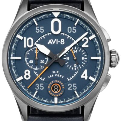AVI-8 Men's 46mm Stainless Steel Watch (AV-4089-04)