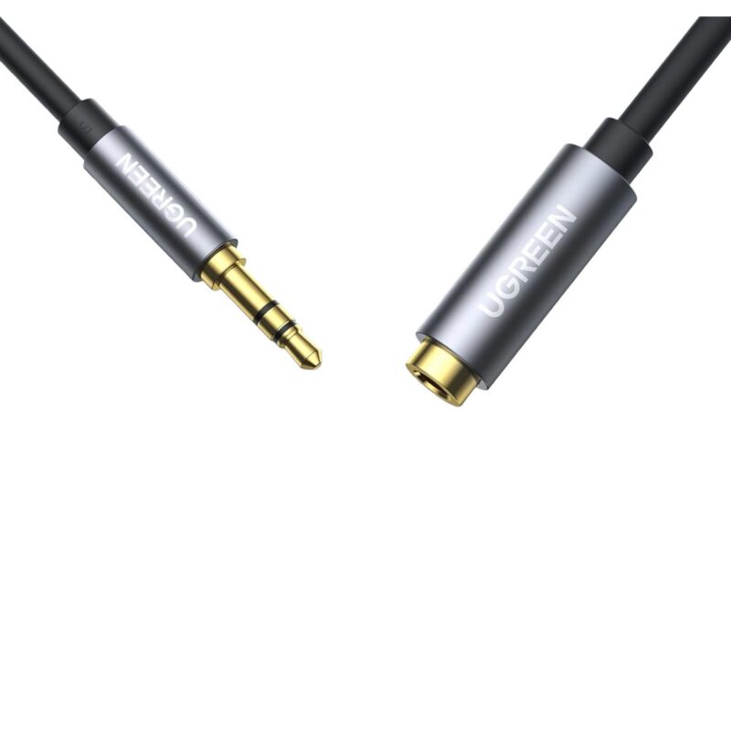 AV118-10592_UGREEN-AV118-3.5mm-AUX-Extension-Cable-1m-–-Male-to-Female_02 UGREEN AV118 3.5mm AUX Extension Cable 1m – Male to Female –(Black)