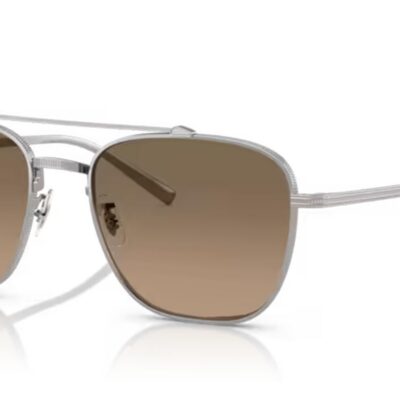 Oliver Peoples Men's AVISON OV 1349ST Silver/Sandstone Sunglasses
