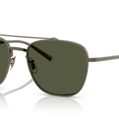 Oliver Peoples AVISON OV 1349ST Ancient Gold/Green Sunglasses