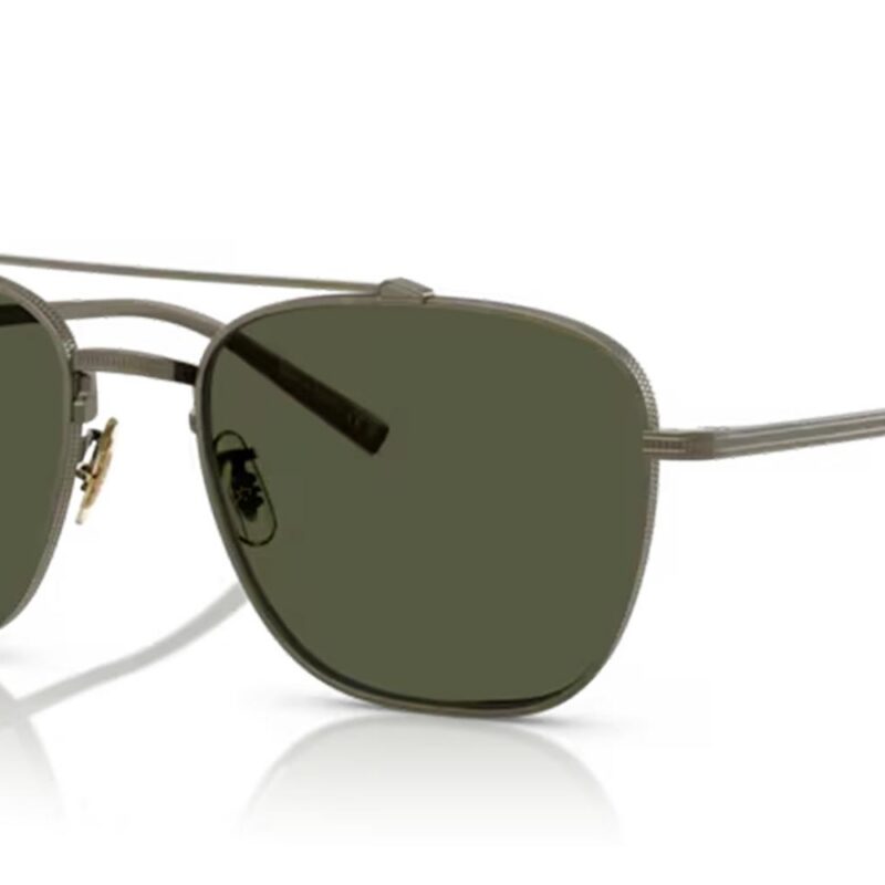 Oliver Peoples AVISON OV 1349ST Ancient Gold/Green Sunglasses
