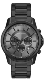 A|X Armani Exchange Men's Chronograph 44mm Black Watch (AX7140)